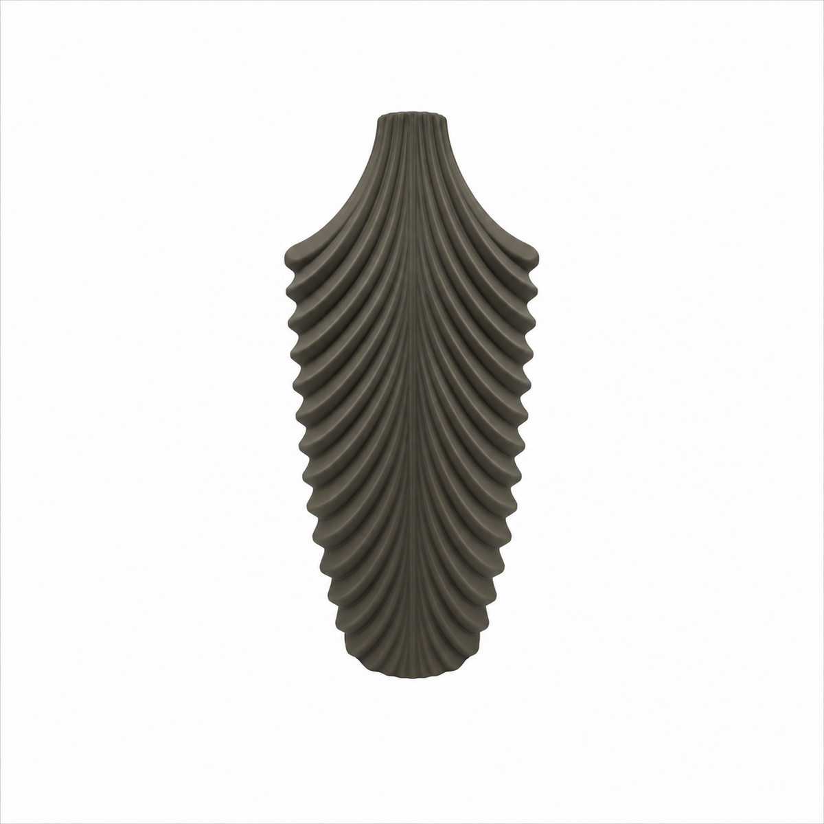 FUGURATO Vase grau 21x10,7x46cm