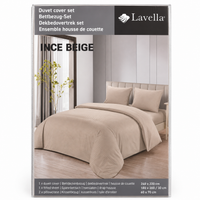 LAVELLA INCE BETTBEZUG SET 240x220cm 4-tlg.