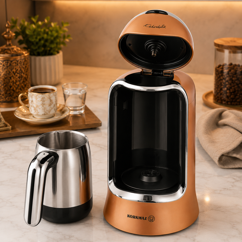 KORKMAZ KAHVEKOLIK Türkische Mokkamaschine 400W