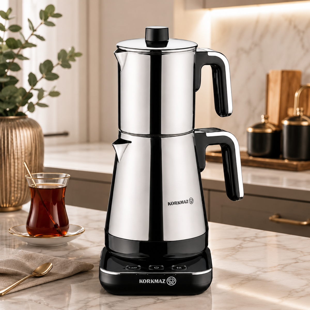 KORKMAZ MODERNA Teekocher 1600W