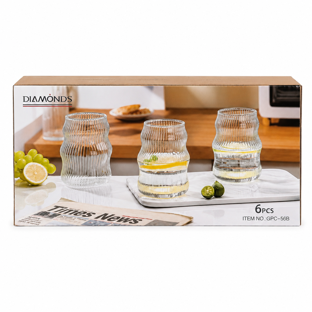 DIAMONDS Trinkgläser 300ml 6er