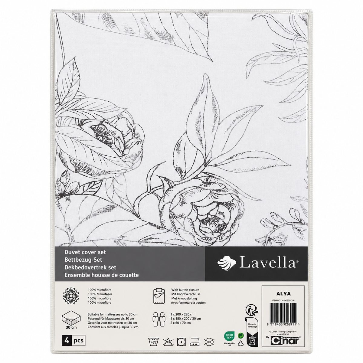 LAVELLA ALYA BETTBEZUG SET 200x220 cm 4-tlg.