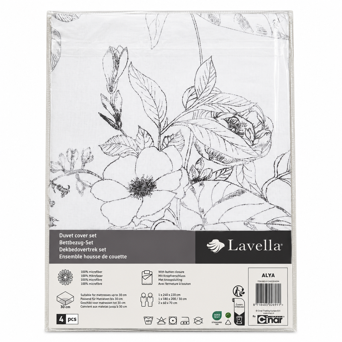 LAVELLA ALYA BETTBEZUG SET 240x220 cm 4-tlg.