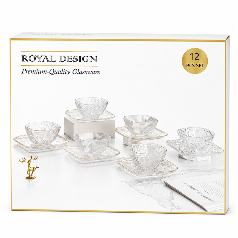 ROYAL DESIGN Snackschalen Set 12-tlg.