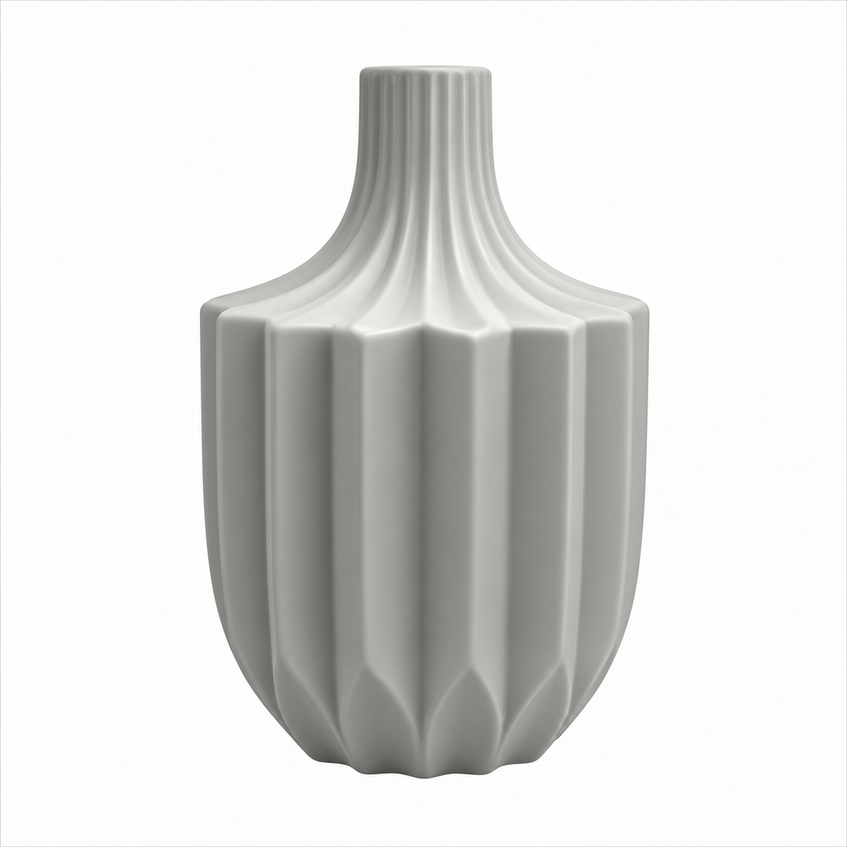 FUGURATO Vase weiß 19,5x30cm