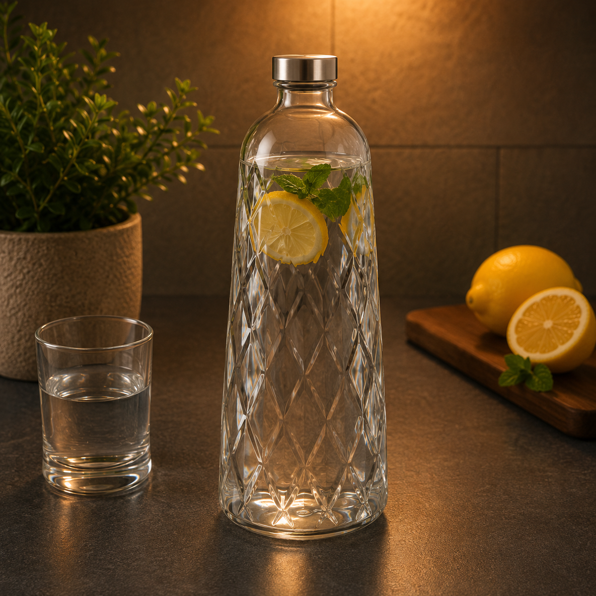 PASABAHCE Leafy Wasserkaraffe