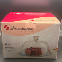 PASABAHCE Petite Patisserie Service Tablett mit Deckel