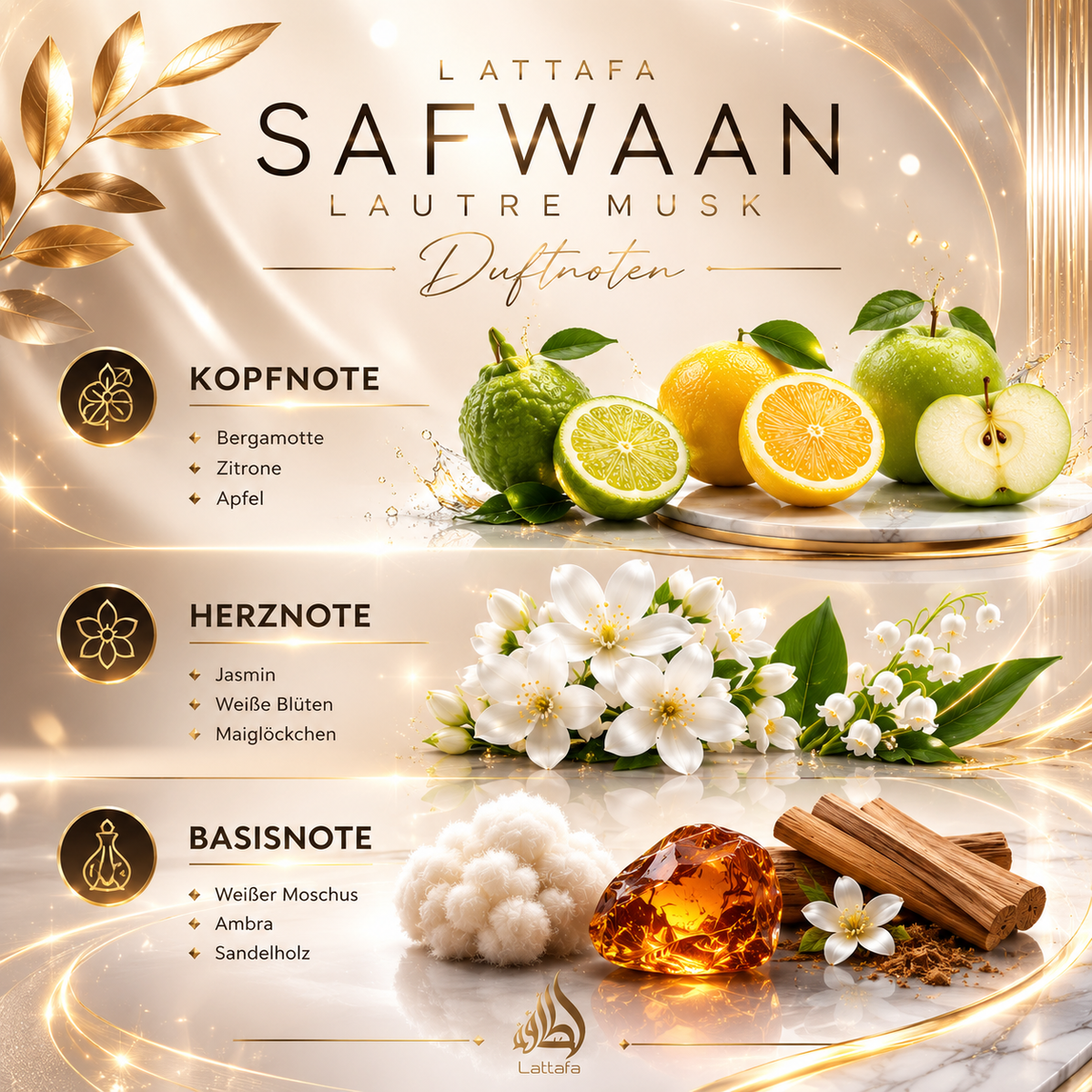 LATTAFA Safwaan Lautre Musk 100ml