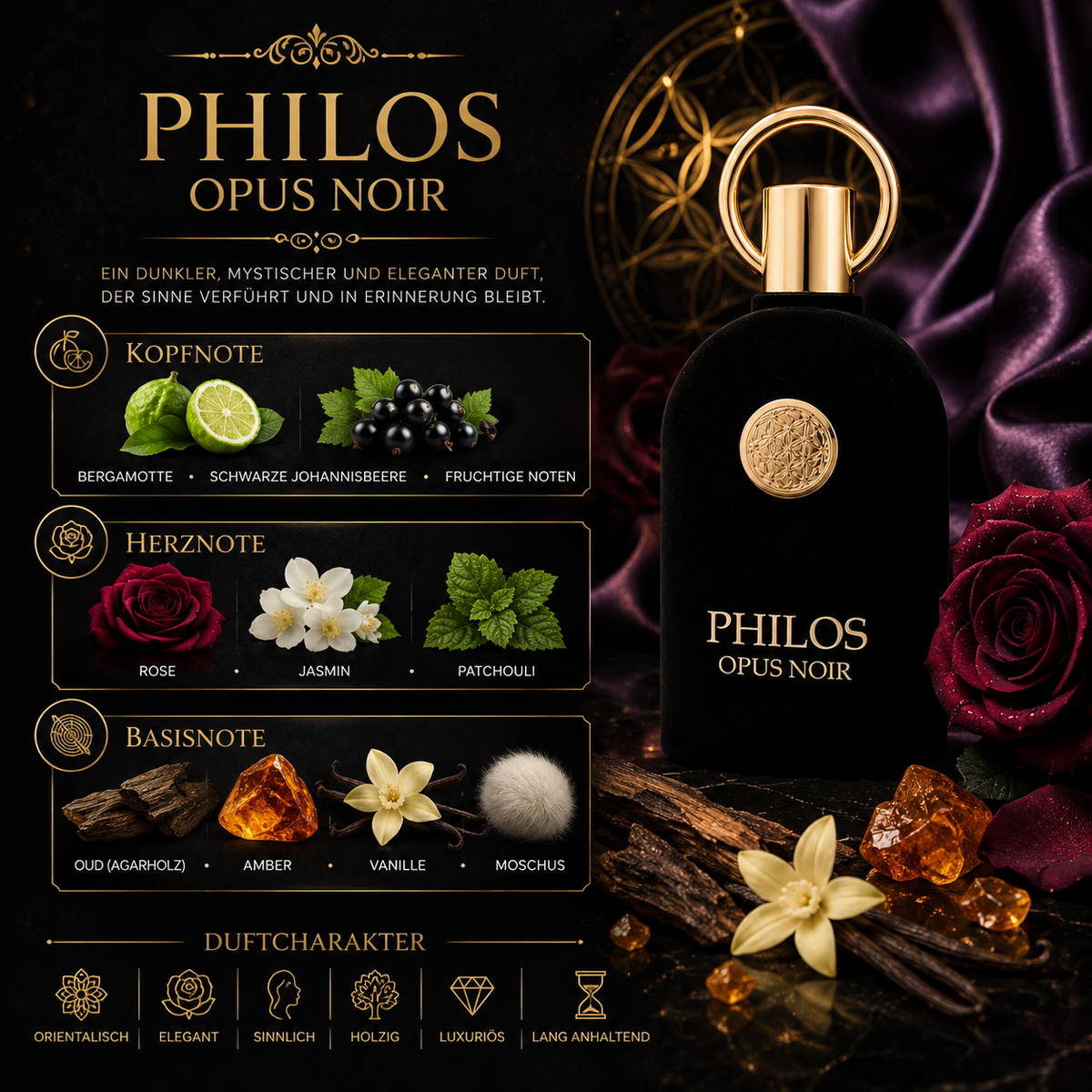 PHILOS Opus Noir 100ml