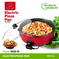 ROYAL SWISS Elektrischer Pizzaofen / Multifunktionspfanne mit Thermostat 1500W