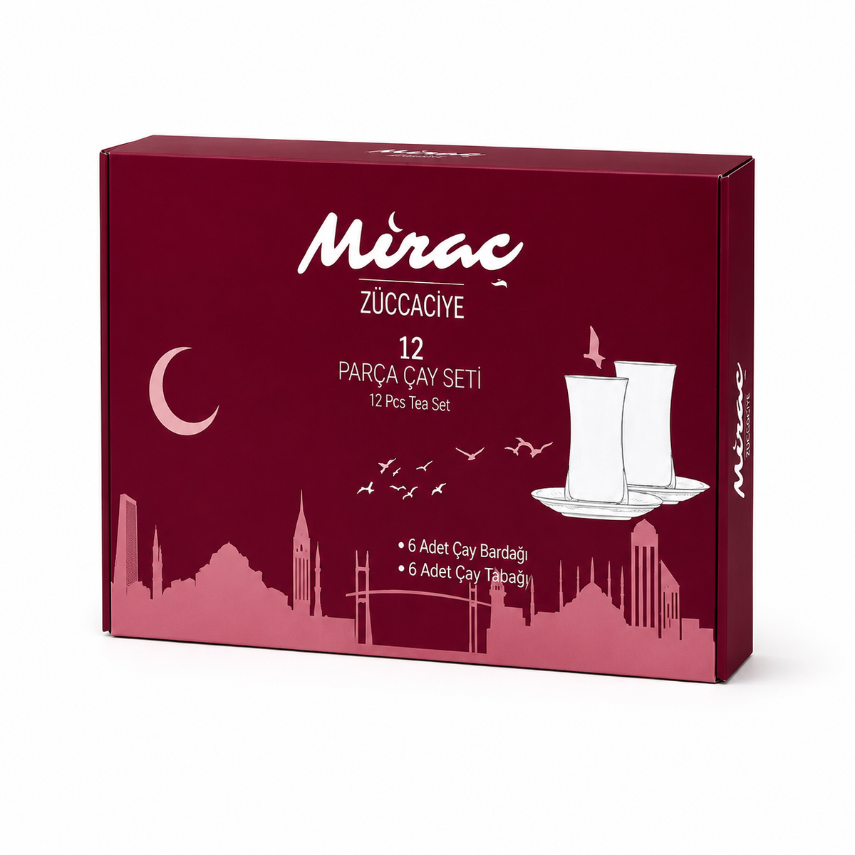 MİRAÇ Elysia Teegläser Set