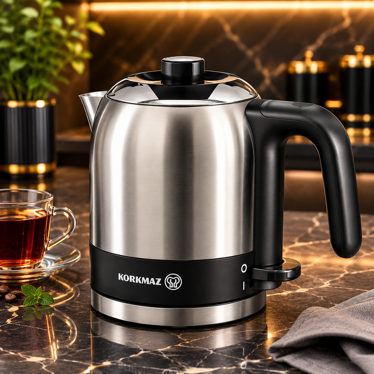 KORKMAZ TRIA Wasderkocher 0,8L 1650W