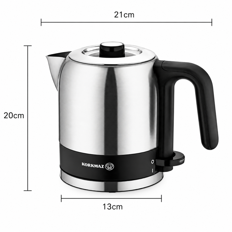 KORKMAZ TRIA Wasderkocher 0,8L 1650W