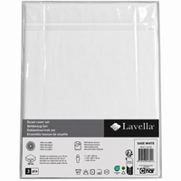 LAVELLA SADE WHITE BETTBEZUG SET 140x200cm 3-tlg.