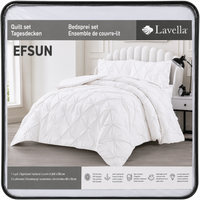 LAVELLA EFSUN TAGESDECKE SET 240x250cm weiß 3-tlg.