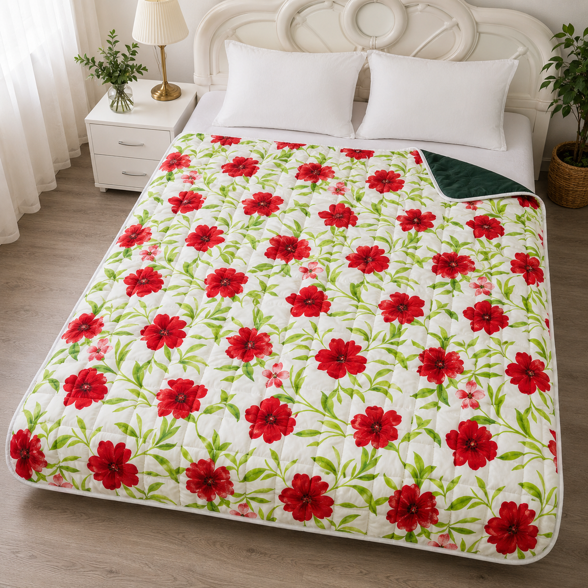 GOLD STERN Steppdecke 200x200cm