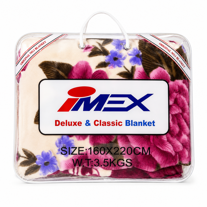 IMEX Deluxe & Classic Kuschelige Wohndecke 160x220cm