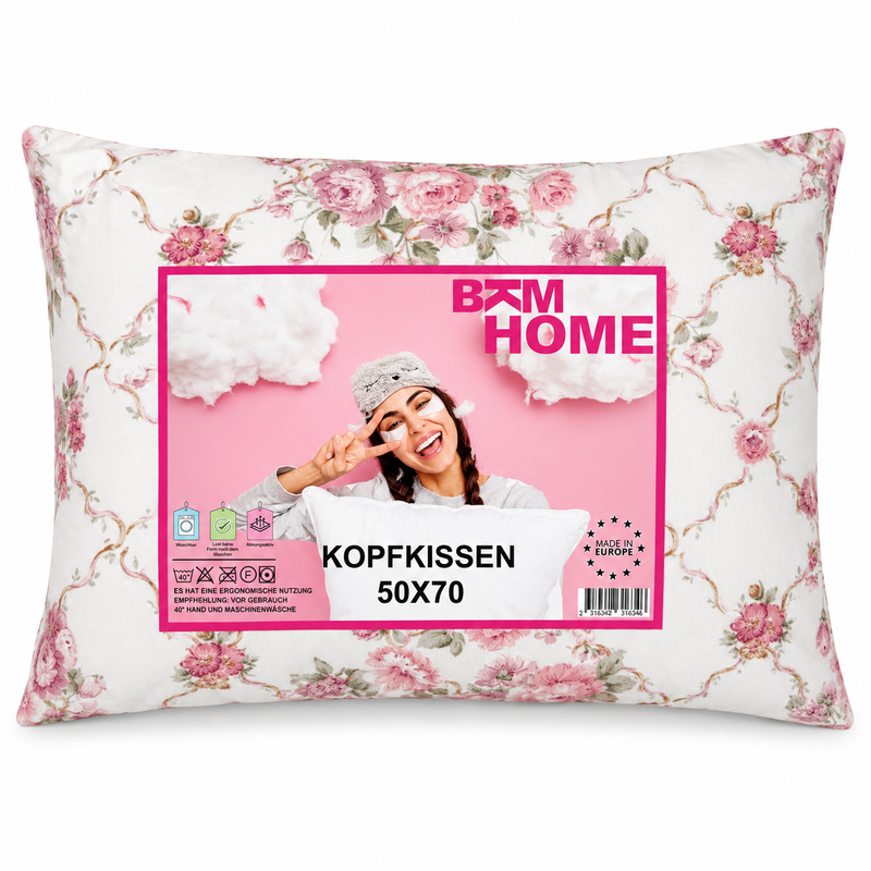 BKM HOME Kopfkissen 2er 50x70cm
