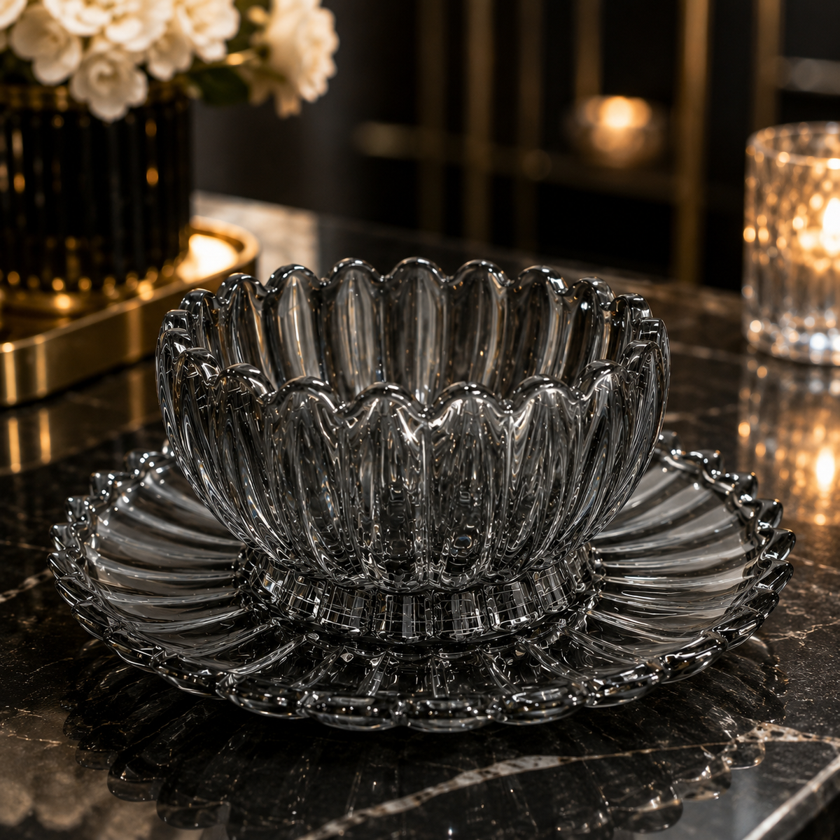 DELI GLASS Snackschalen Set 12-Tlg.