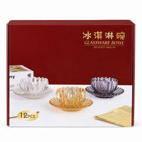 GLASSWARE Snackschalen Set 12-Tlg.