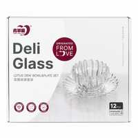 DELI GLASS Snackschalen Set 12-Tlg.