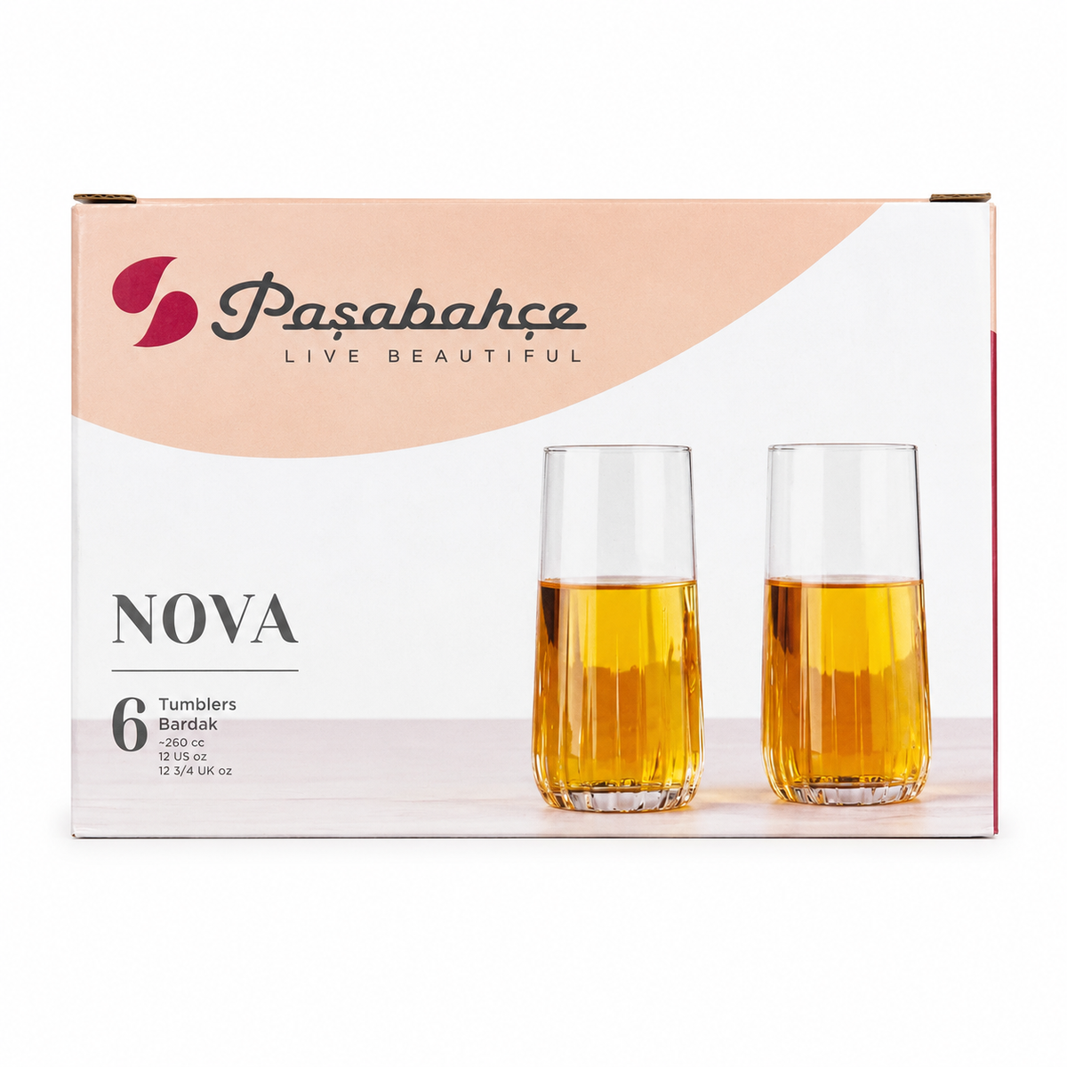 PASABAHCE Nova Longdrinkgläser 6er