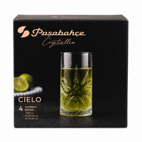 PASABAHCE Crystallin Cielo Longdrinkgläser 4er