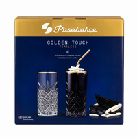 PASABAHCE Golden Touch Timeless Longdrinkgläser 4er