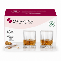 PASABAHCE Elysia Whiskey Gläser 4er