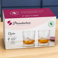 PASABAHCE Elysia Whiskey Gläser 4er