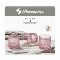 PASABAHCE Elysia Whiskygläser Pink 4er