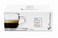 PASABAHCE Basic Espresso  Kaffeetassen Set 12 Tlg.