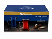 PASABAHCE Golden Touch Keyif Teehenkelgläser 6er