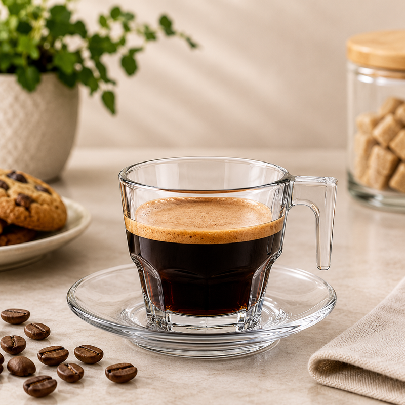 PASABAHCE Casablanca Kaffeetassen Set 12 Tlg.