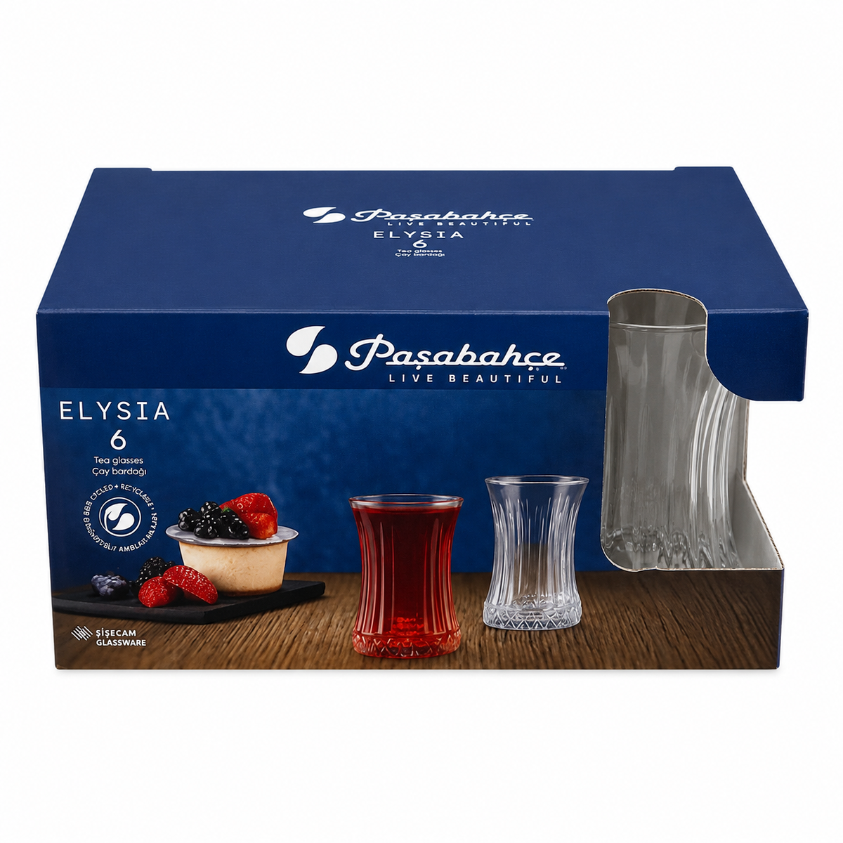 PASABAHCE Elysia Teegläser 6er