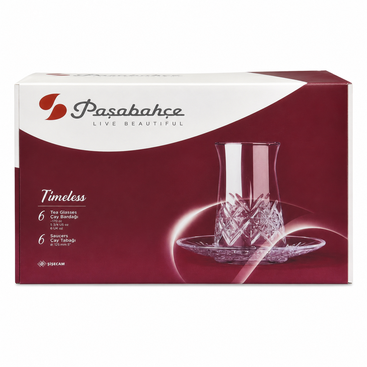 PASABAHCE Timeless Teegläser Set 12 Tlg.