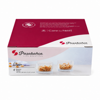 PASABAHCE Elysia Snackschalen Eckig 4er