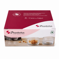 PASABAHCE Elysia Snackschalen Rund 4er