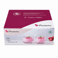 PASABAHCE Leafy Snackschalen 4er