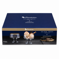 PASABAHCE Golden Touch Eisschale 6er