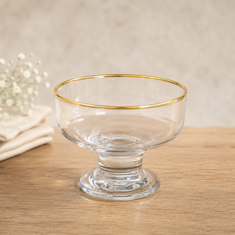 PASABAHCE Golden Touch Eisschale 6er