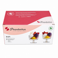 PASABAHCE Rain Eisschale 2er
