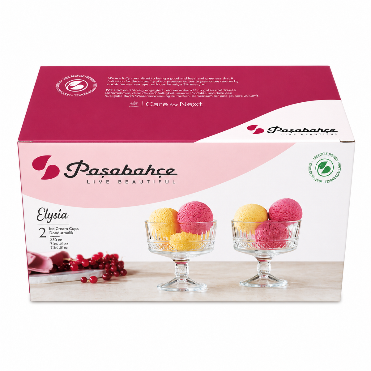 PASABAHCE Elysia Eisschale 2er