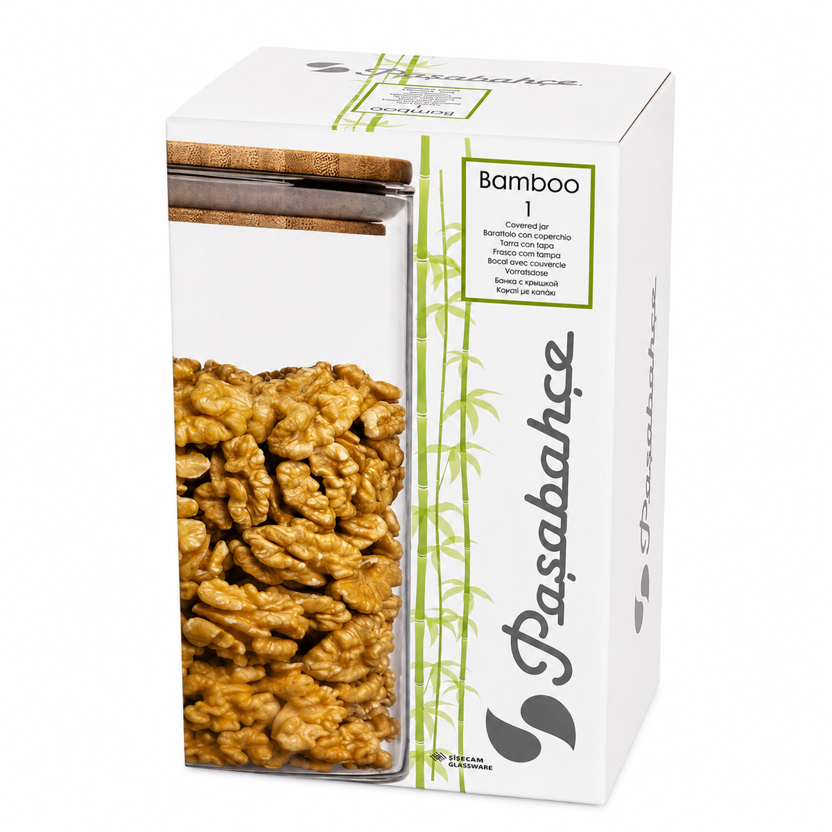 PASABAHCE Bamboo Snackbehälter