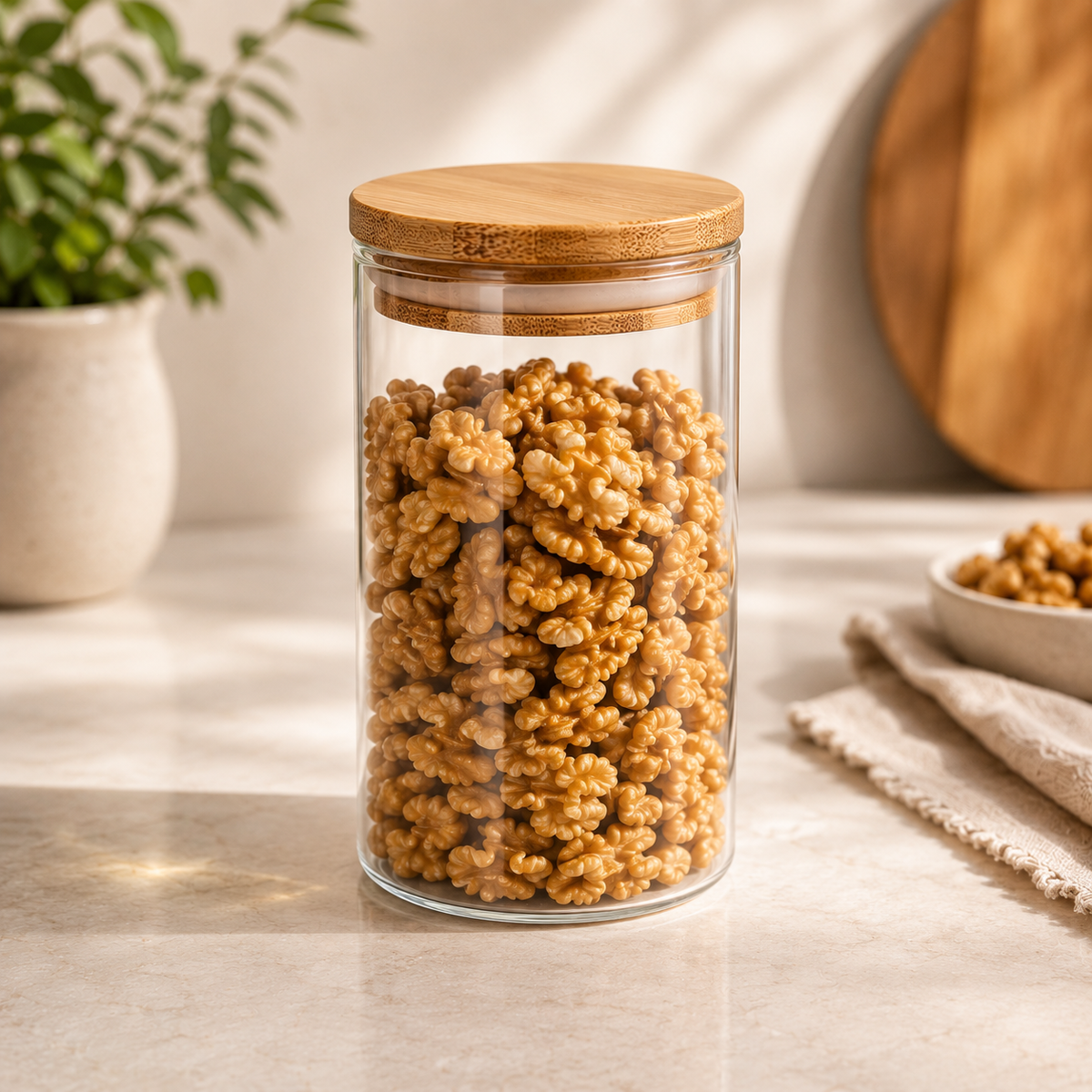 PASABAHCE Bamboo Snackbehälter