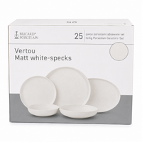 BRICARD Vertou Geschirr Set Weiss/Grau