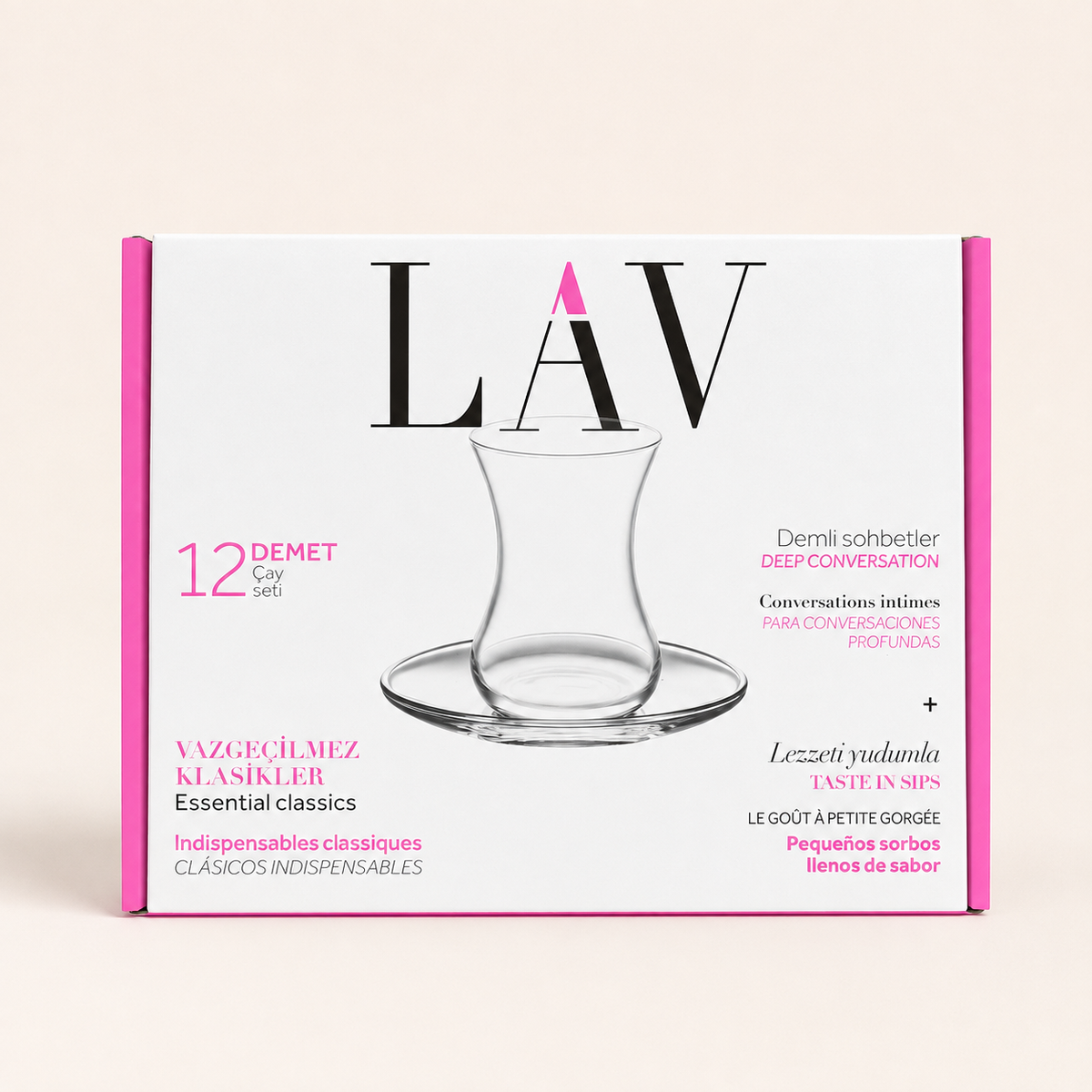 LAV DEMET Teegläser Set 12-tlg.