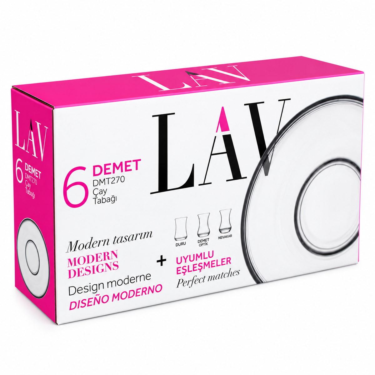 LAV DEMET Teeuntersetzer 6-tlg.