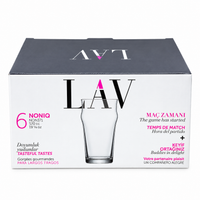 LAV NONIQ Longdrinkgläser 6-tlg. 570cc