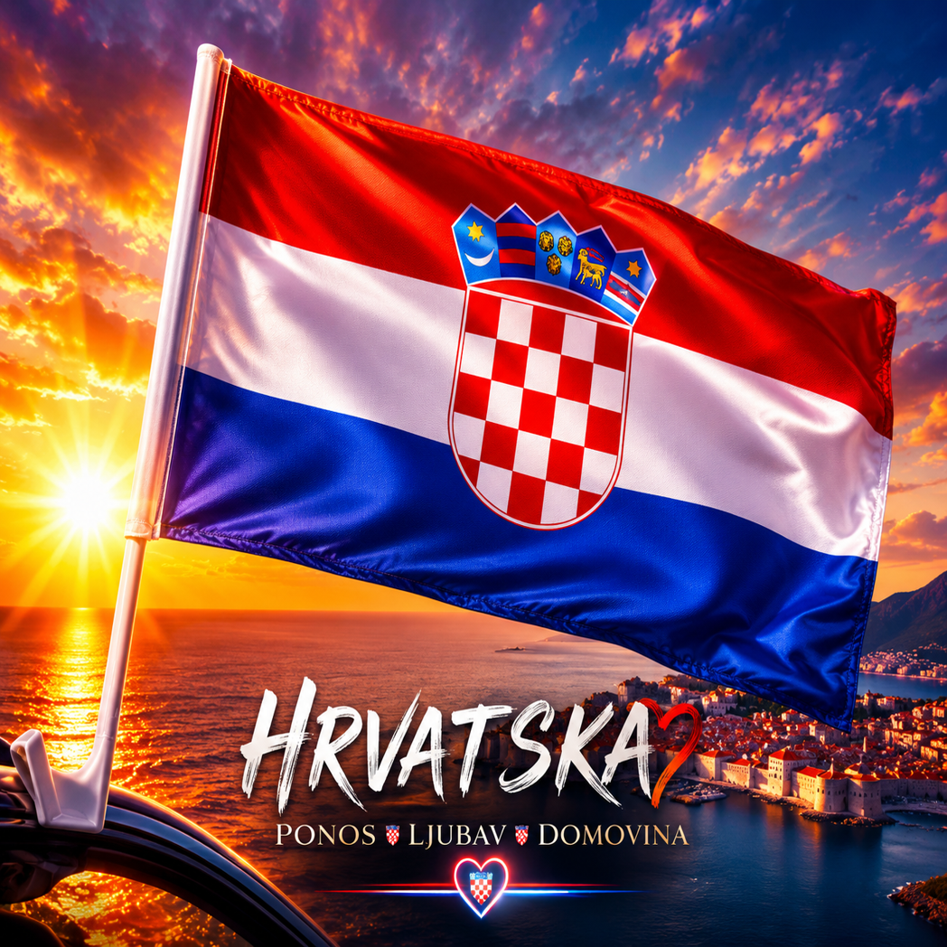 AUTO FLAGGE KROATIEN